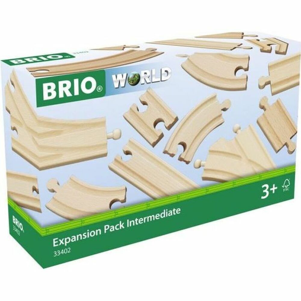 Tågspår Brio Intermediate Evolution Set Trä 16 Delar