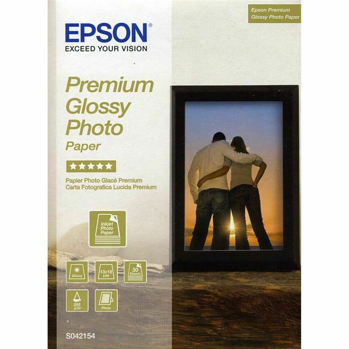 Original Bläckpatron Epson Vit