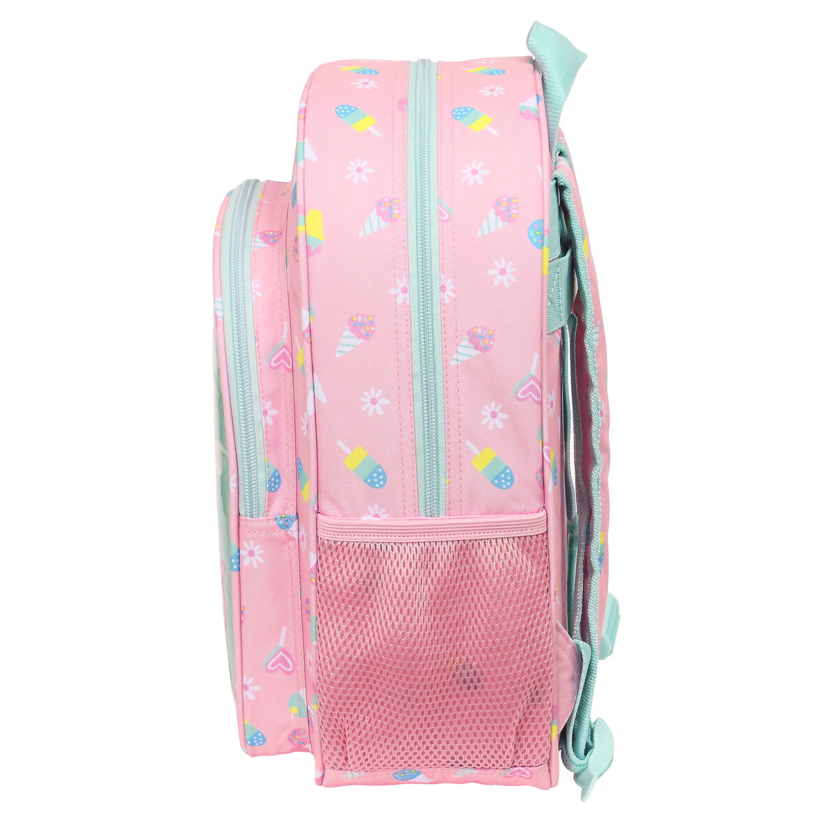 Skolryggsäck Peppa Pig Ice cream Rosa Mint 26 x 34 x 11 cm - 3