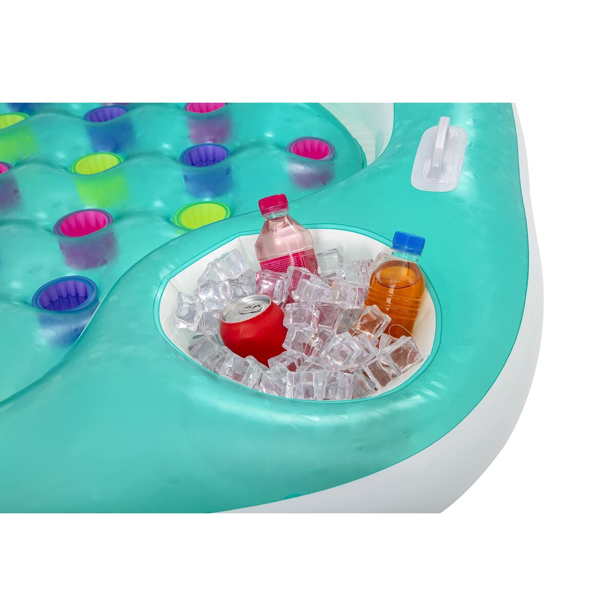 Bestway Dubbel Uppblåsbar Glas med Kylare 224x174 cm Strand och Pool 43045 - 2