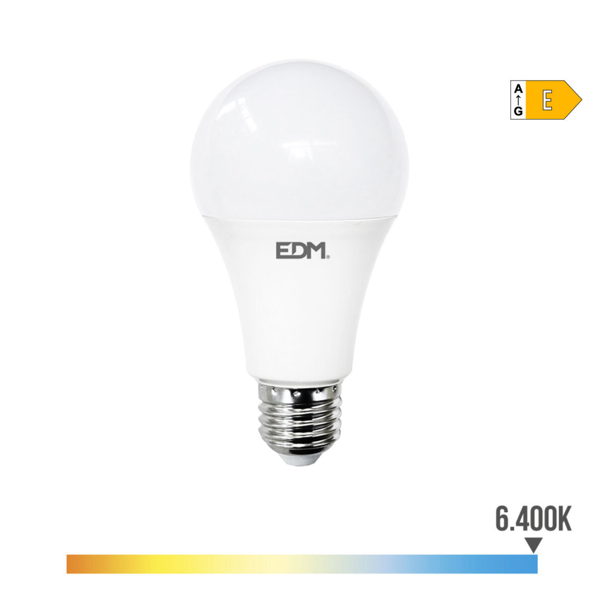 LED-lampa EDM 98722 E 24 W 200 W E27 2700 lm Ø 7 x 13,6 cm (6400 K) - 6
