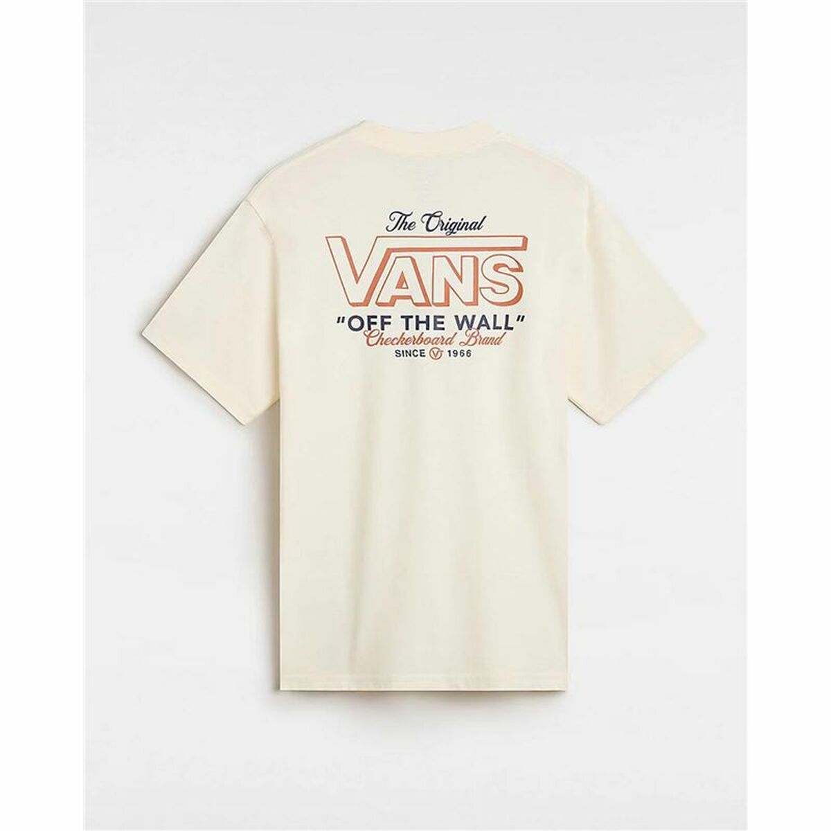 Barn T-shirt med kortärm Vans tander Ss Crew Beige - 3