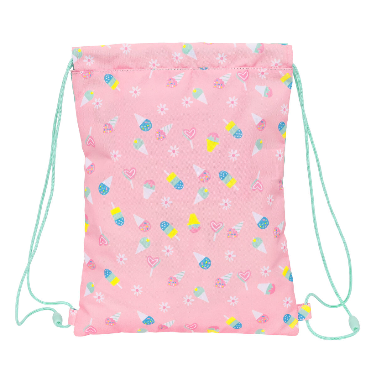 Skopåse med remmar Peppa Pig Ice cream Rosa Mint 26 x 34 x 1 cm - 3