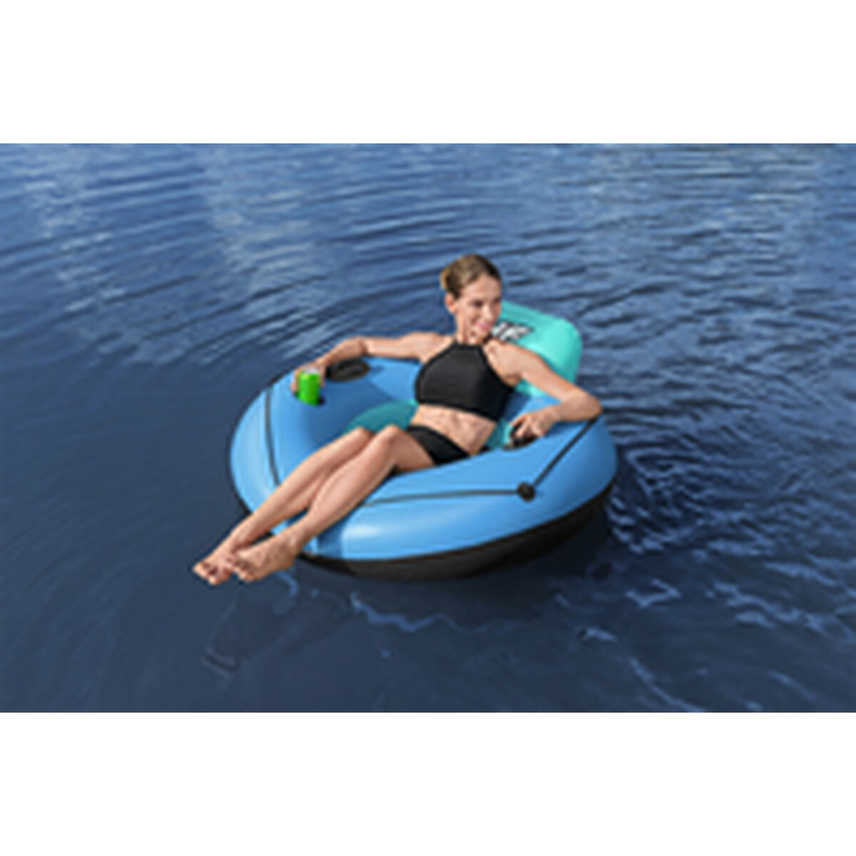 Bestway uppblåsbart hjul med handtag Hidro-Force D119 cm strand och pool 43108 - 13