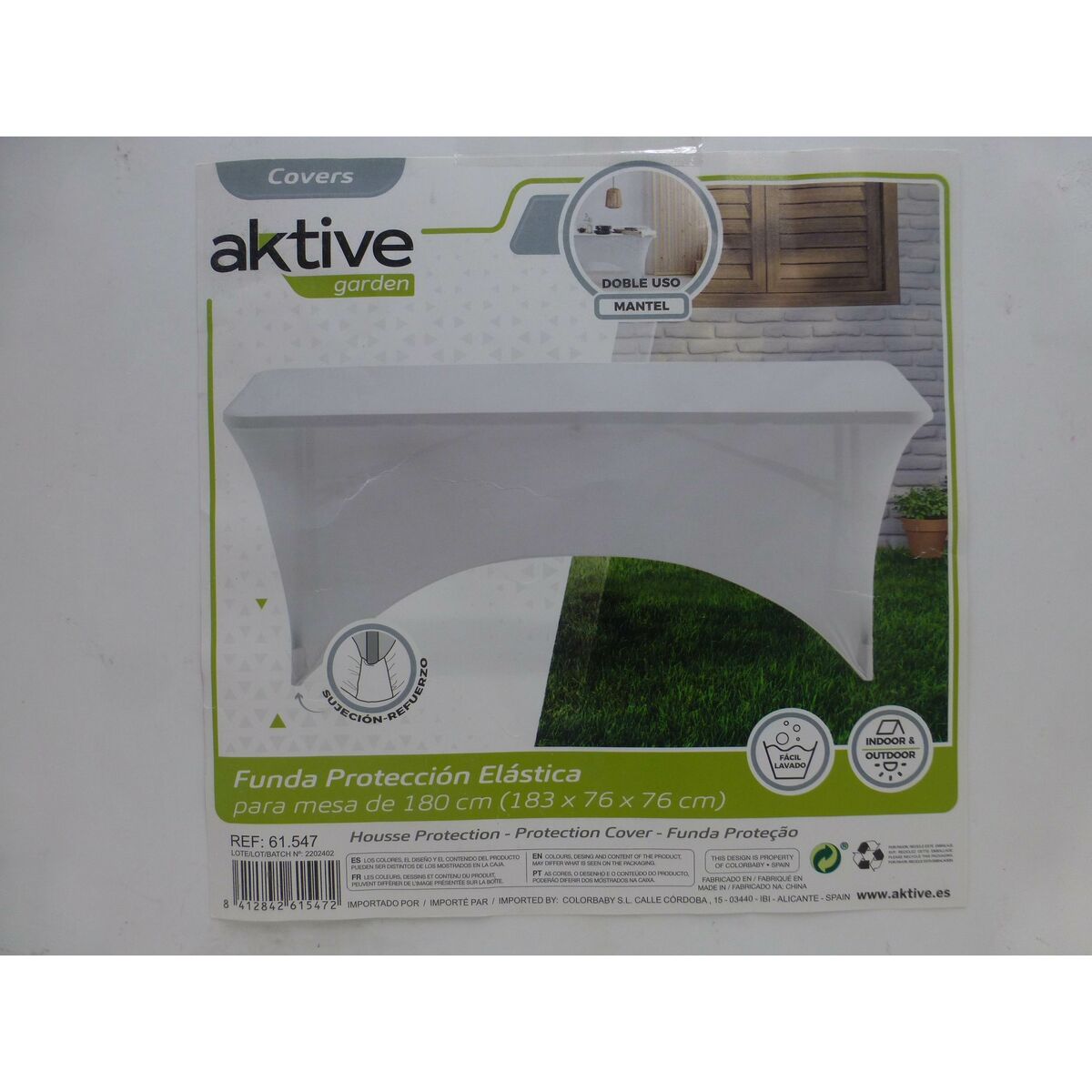Skyddsväska Aktive Vit 183 x 76 x 76 cm Bord Dodatki Fordon Väg (6 antal) - 13