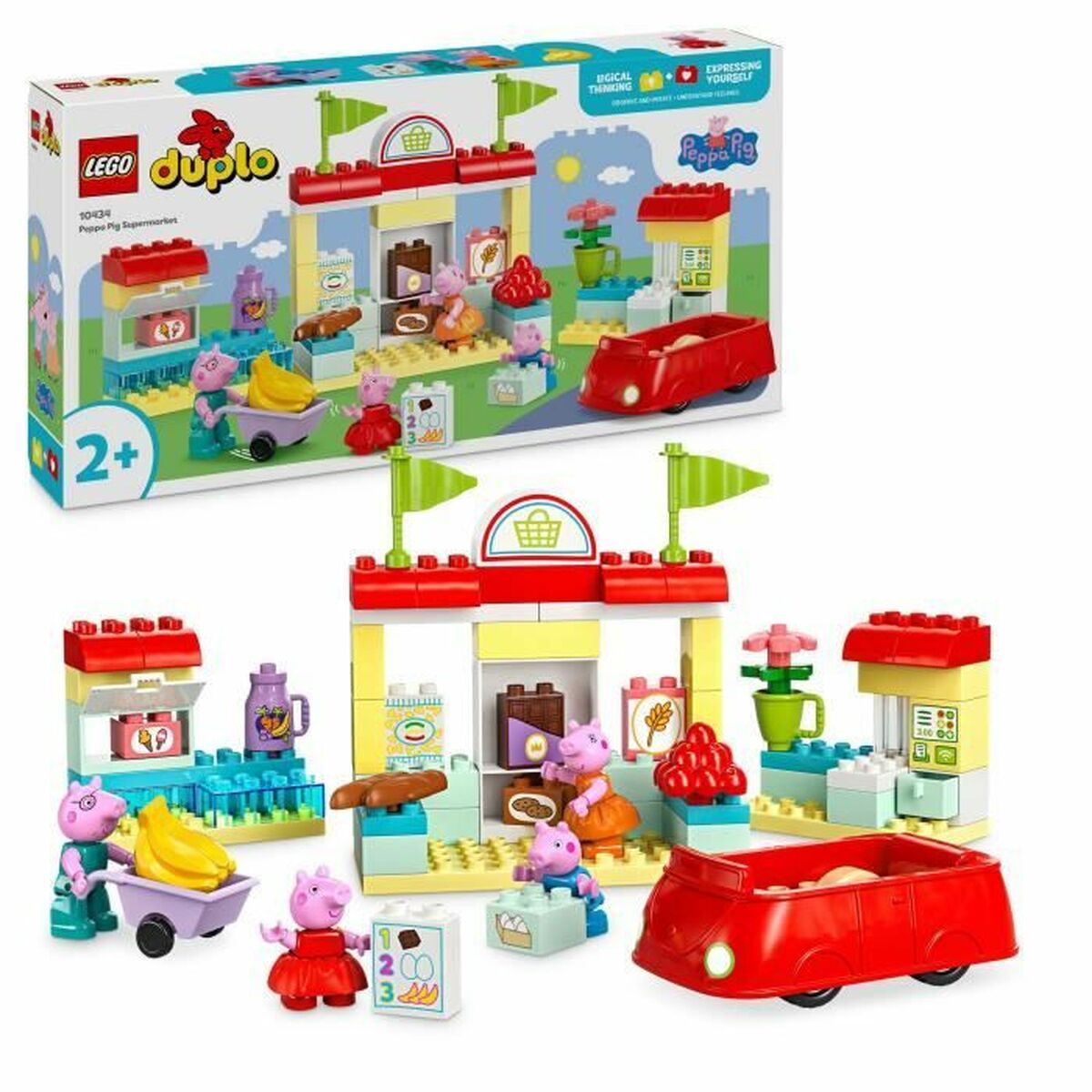 Byggsats Lego Peppa Pig's Supermarket Multicolour