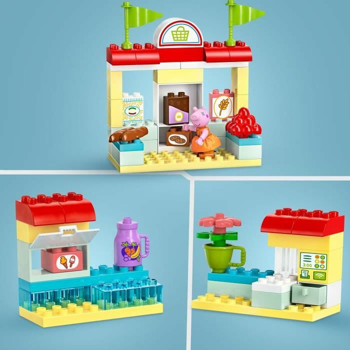 Byggsats Lego Peppa Pig's Supermarket Multicolour - 3