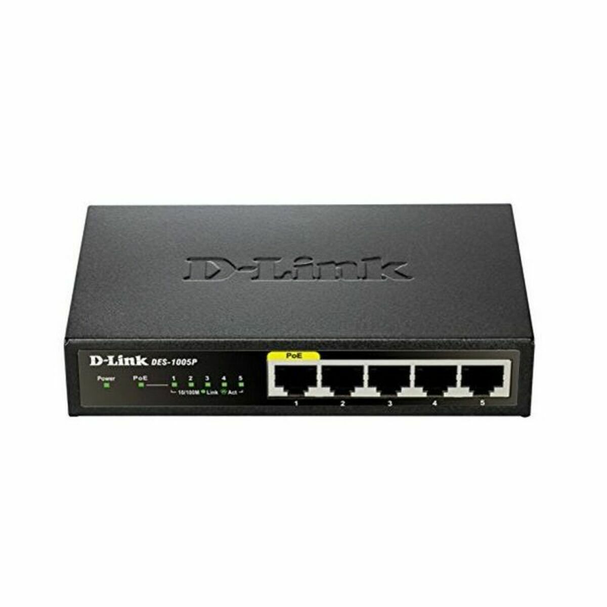 Skrivbords omkopplare D-Link DES-1005P/E
