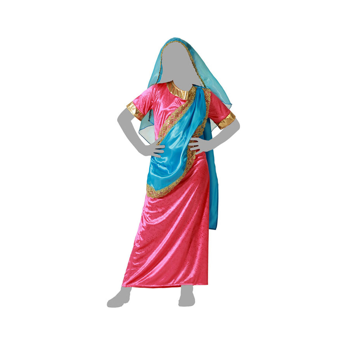 Maskeraddräkt för barn Hindu 7-9 år - 5