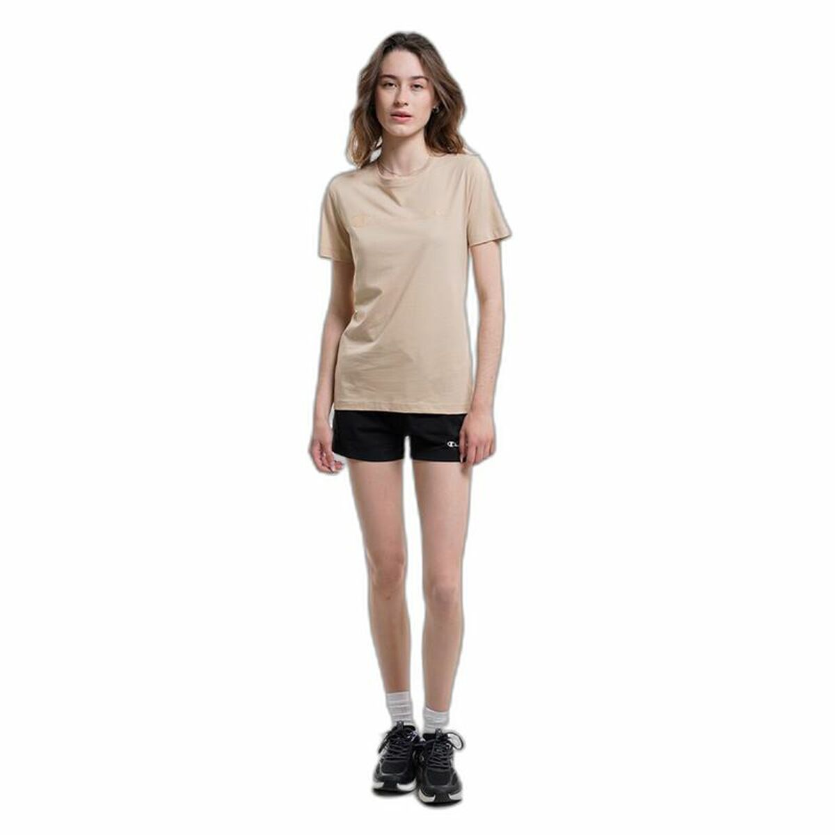 T-shirt med kortärm Dam Champion Crewneck - 3