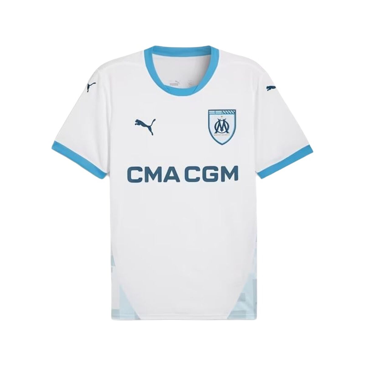 Kortärmad fotbollströja för herrar Puma Olympique de Marseille Home 24/25