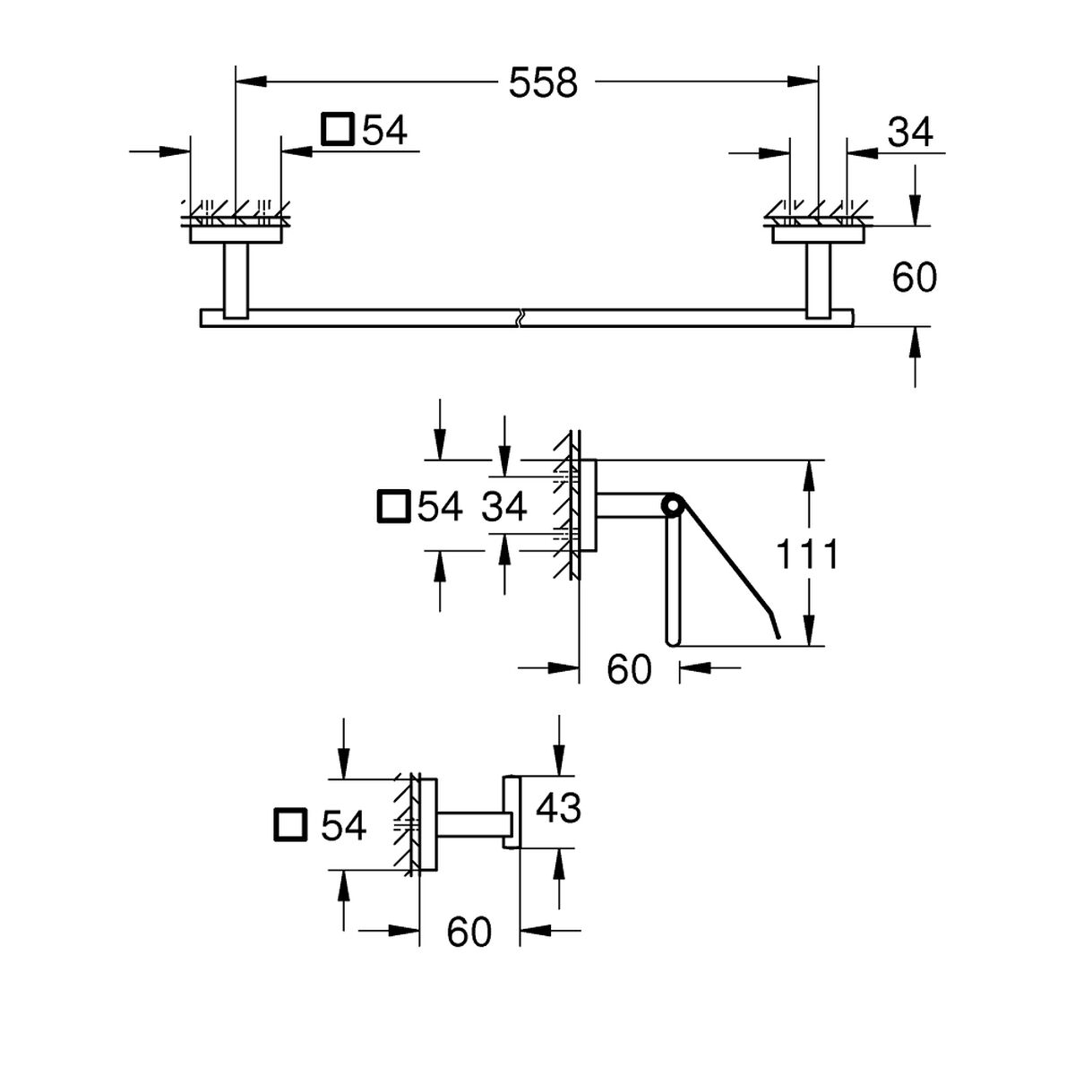 Blandare Grohe Metall - 3