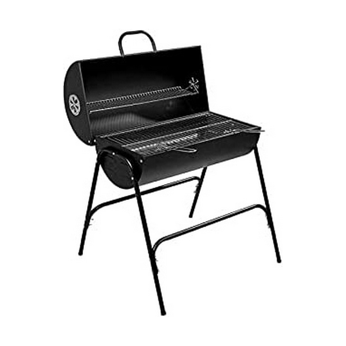 Kolgrill med ben EDM 73870 Svart Järn 79 x 71 x 90 cm