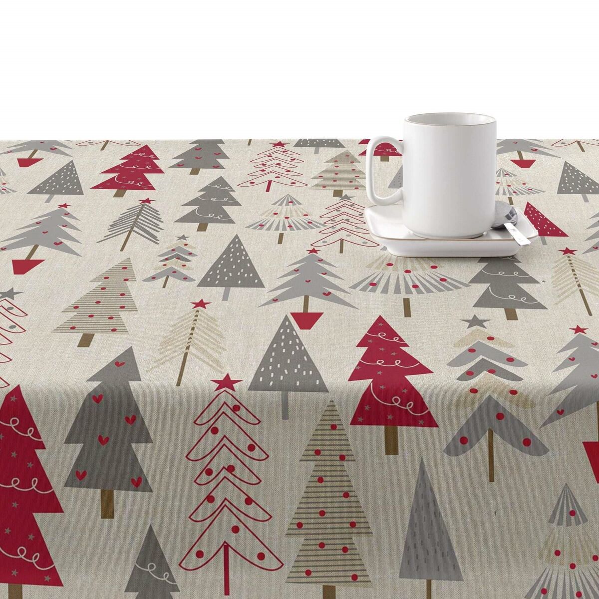 Fläckresistent bordsduk i harts Belum Merry Christmas 100 x 200 cm - 2