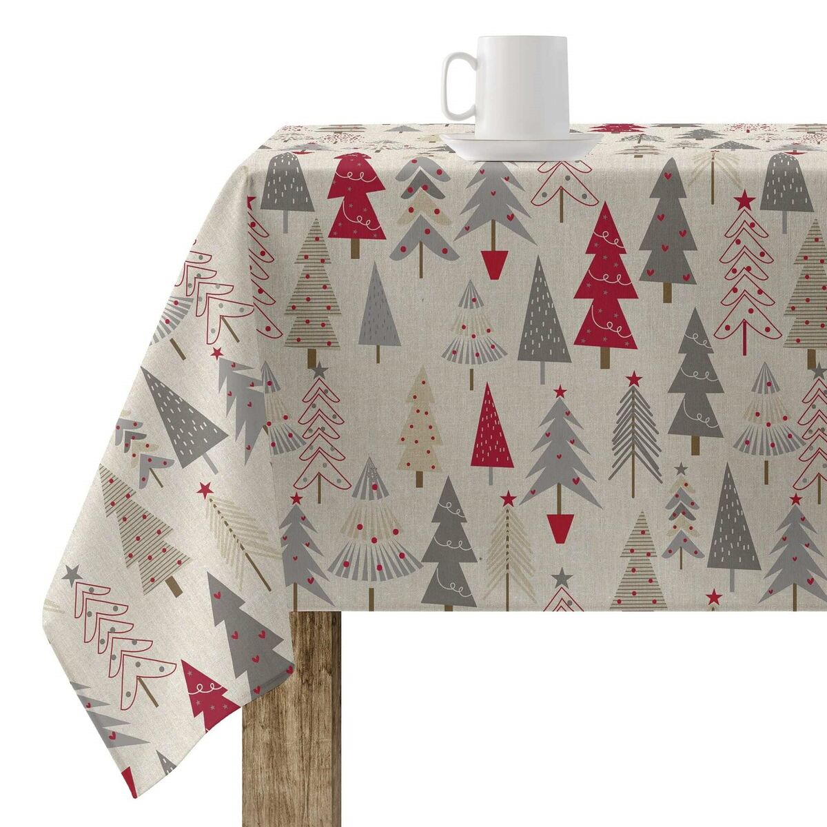 Fläckresistent bordsduk i harts Belum Merry Christmas 100 x 200 cm