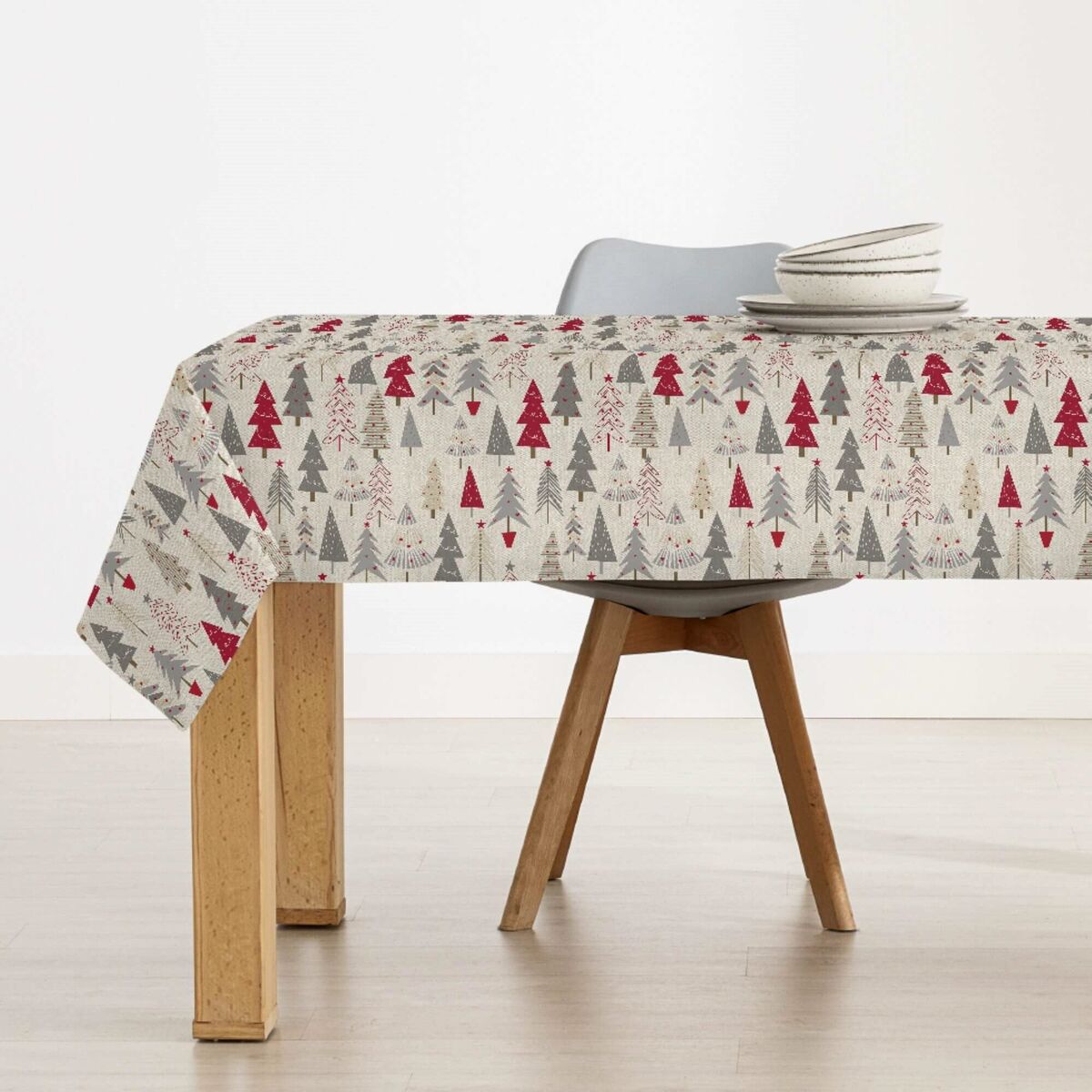 Fläckresistent bordsduk i harts Belum Merry Christmas 100 x 200 cm - 3