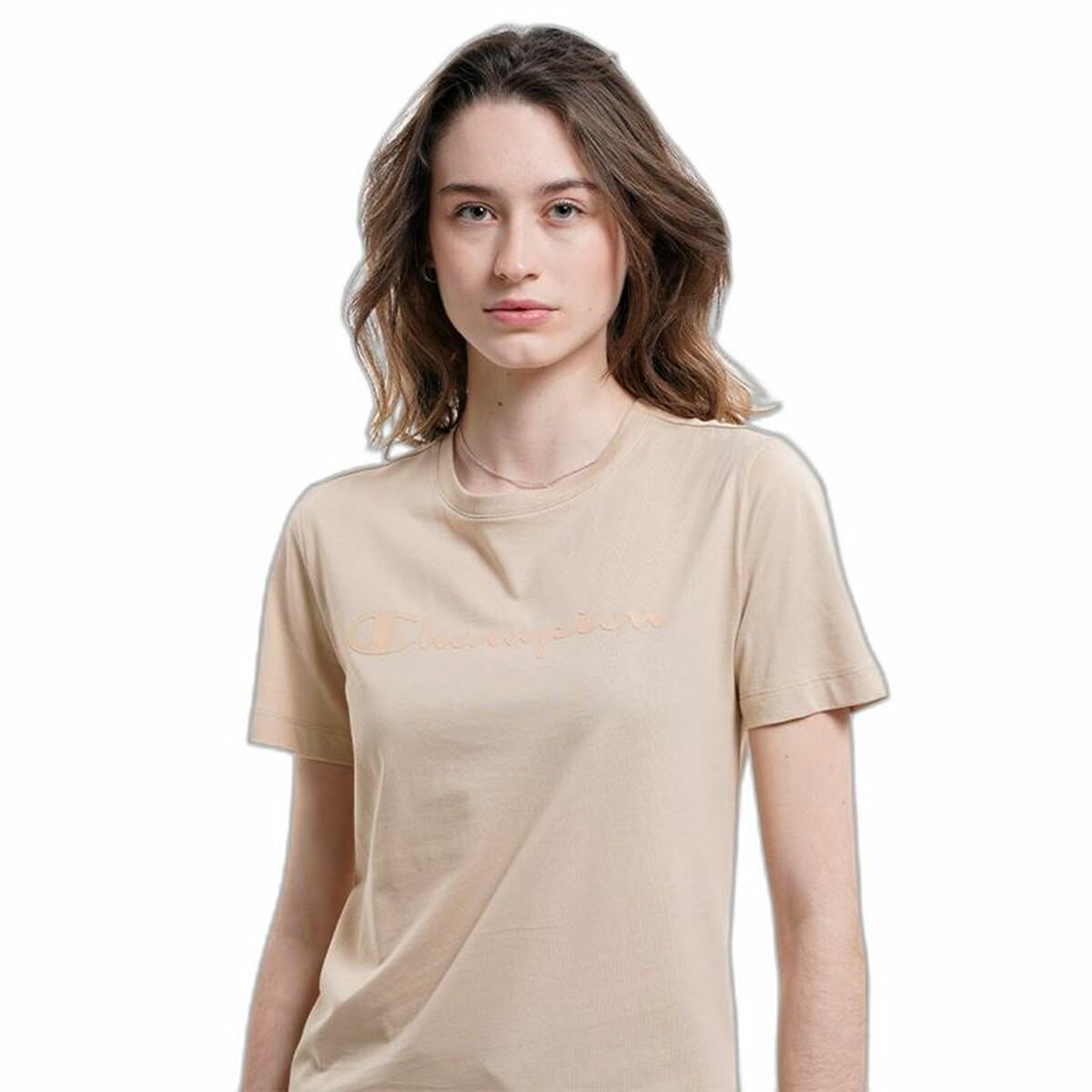 T-shirt med kortärm Dam Champion Crewneck - 4