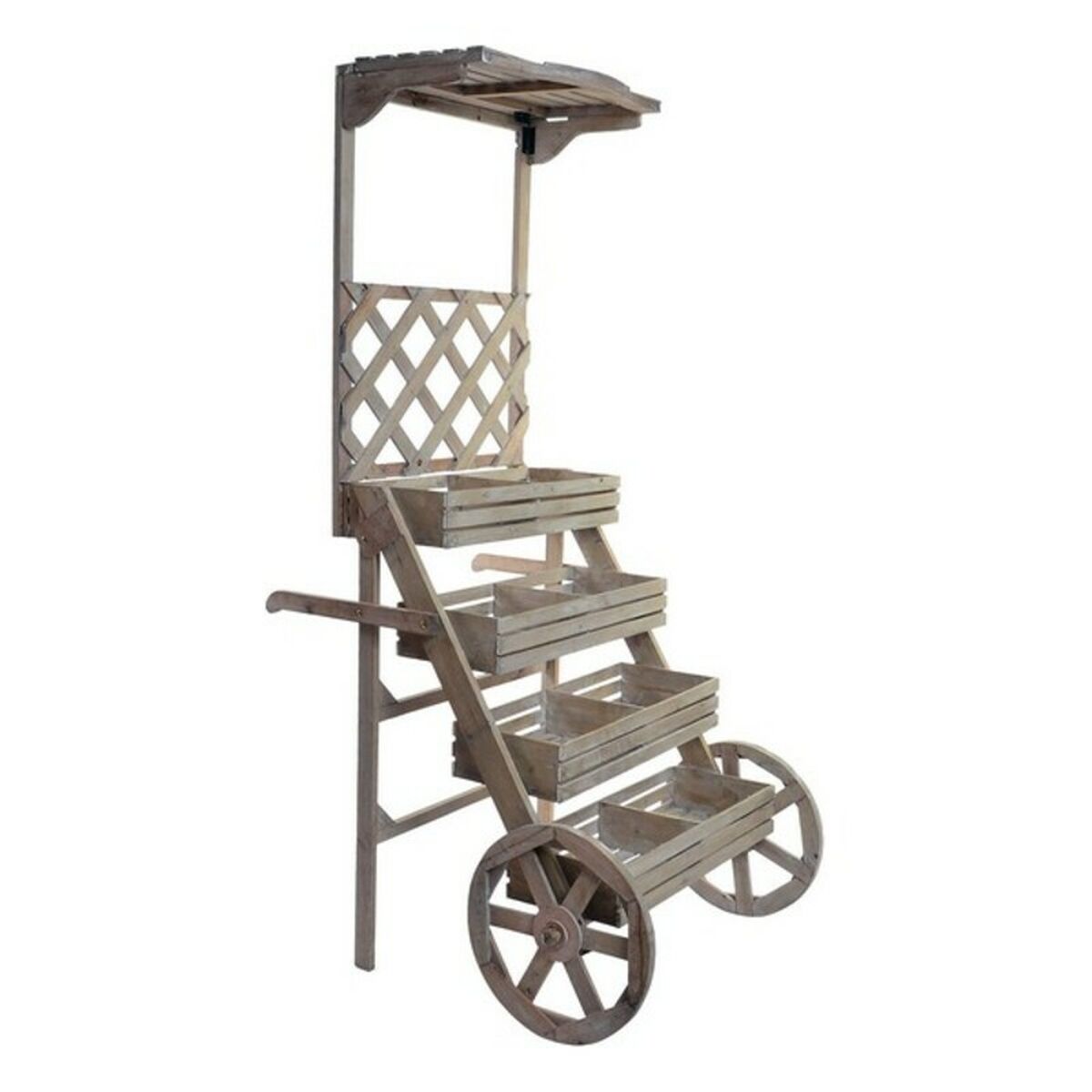 Flerfunktionsvagn DKD Home Decor Garden Shop Brun 96 x 64 x 180 cm