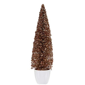 Julgran Krist+ Brons Gyllene Plast Julgran 10 x 38 x 10 cm (6 antal)