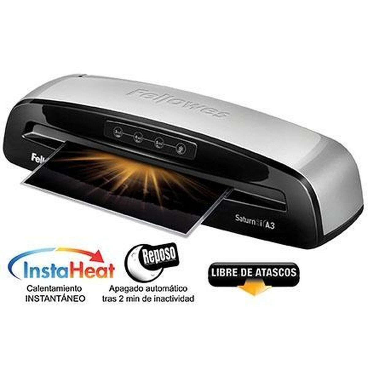 Laminator Fellowes Saturn 3i Svart Silvrig A3 - 5