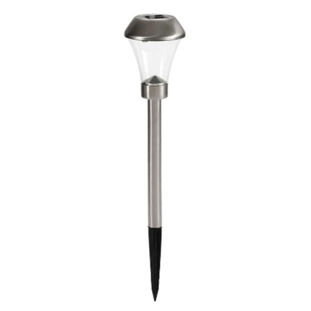 Markör Ibergarden Silvrig Stål polypropen 8,5 x 31 x 8,5 cm Konisk Solcellsladdning (12 antal) - 2