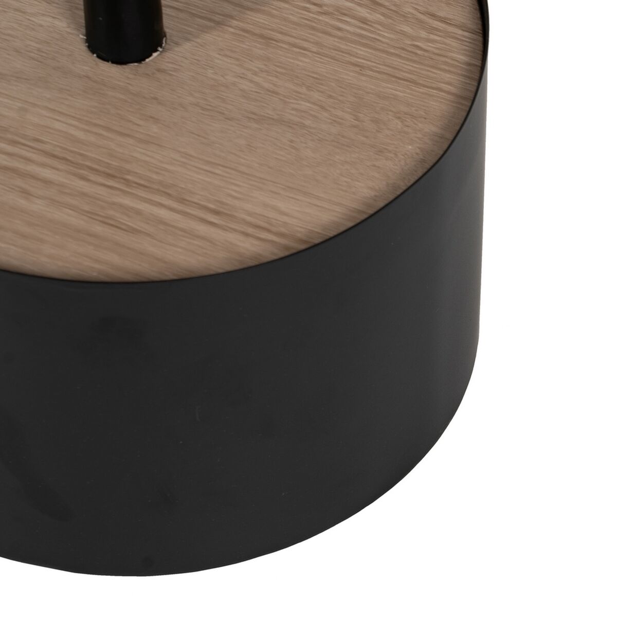 Soffbord Svart Naturell 50 x 50 x 45 cm - 3