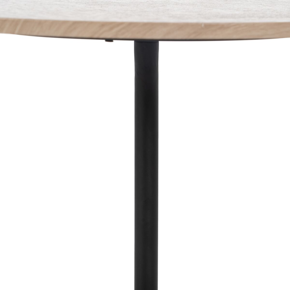 Soffbord Svart Naturell 50 x 50 x 45 cm - 5