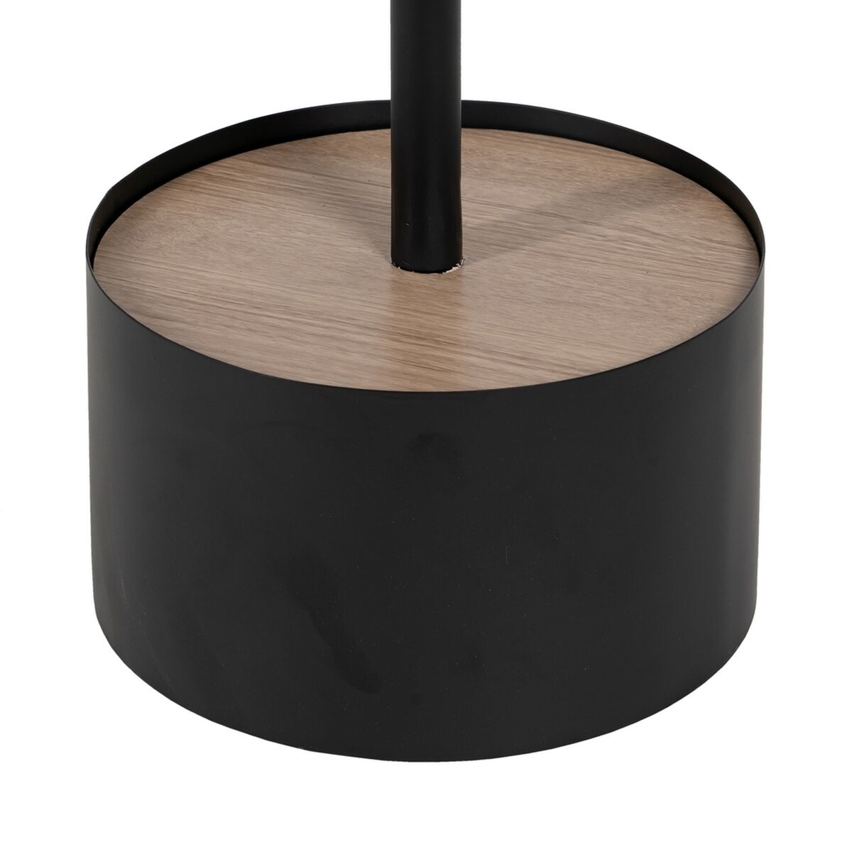 Soffbord Svart Naturell 50 x 50 x 45 cm - 4