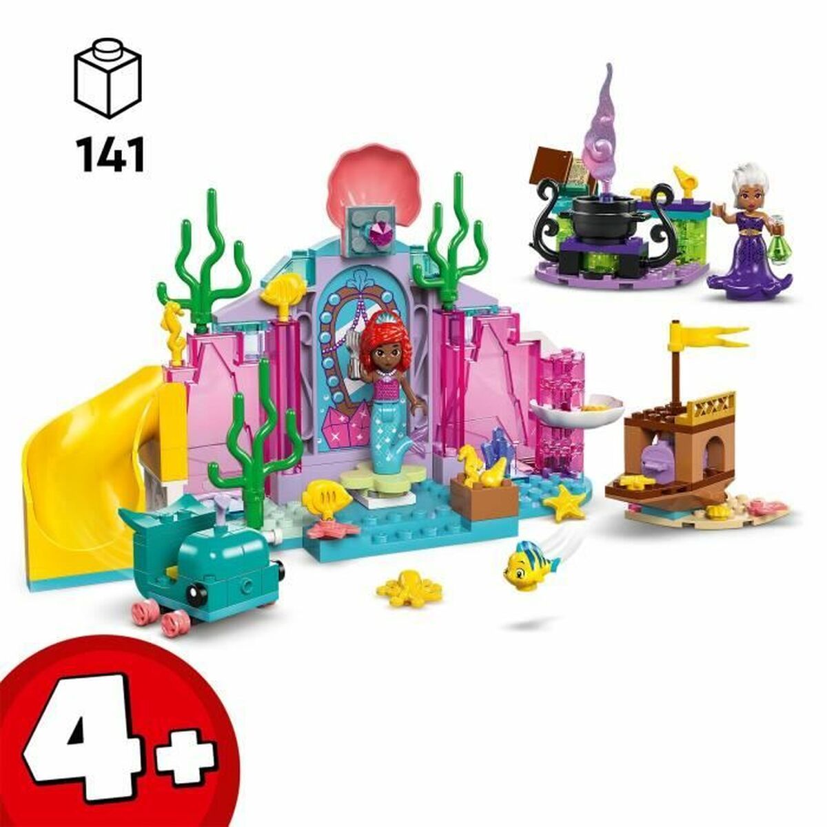 Byggsats Lego Disney Princess 43254  Ariel's Crystal Cave Multicolour 141 Delar - 2