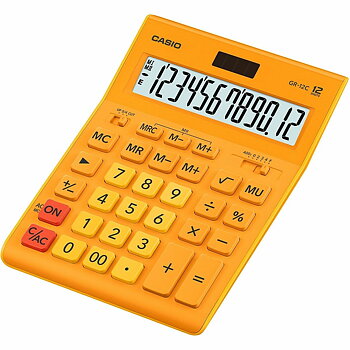 Kalkylator Casio GR-12C-RG-W-EP Harts