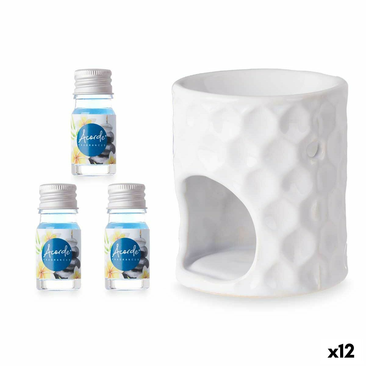 Eterisk oljebrännare Acorde Spa 11 x 19,8 x 6,5 cm Eterisk olja (12 antal)