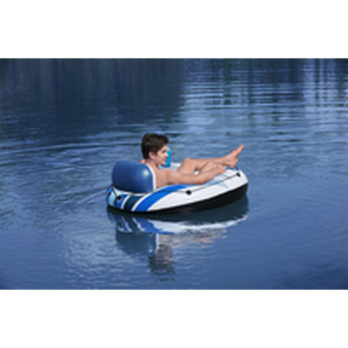 Bestway Uppblåsbart hjul med handtag Rapid Rider D135 cm Strand och Pool 43116 - 6