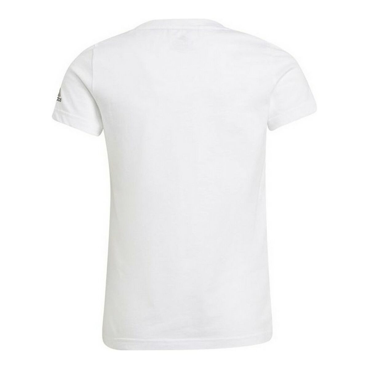 Barn T-shirt med kortärm Adidas Graphic Vit - 5