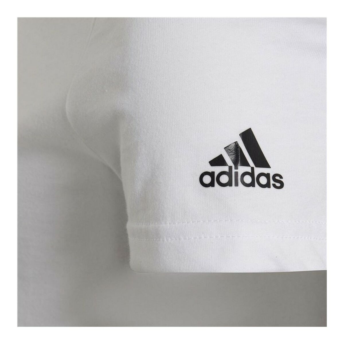 Barn T-shirt med kortärm Adidas Graphic Vit - 2