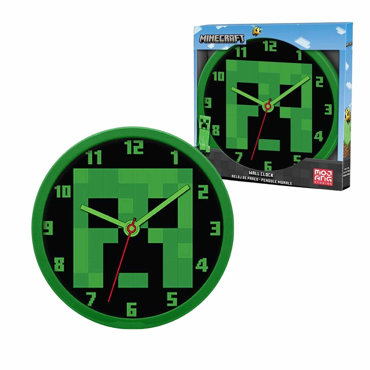 Väggklocka Mojang