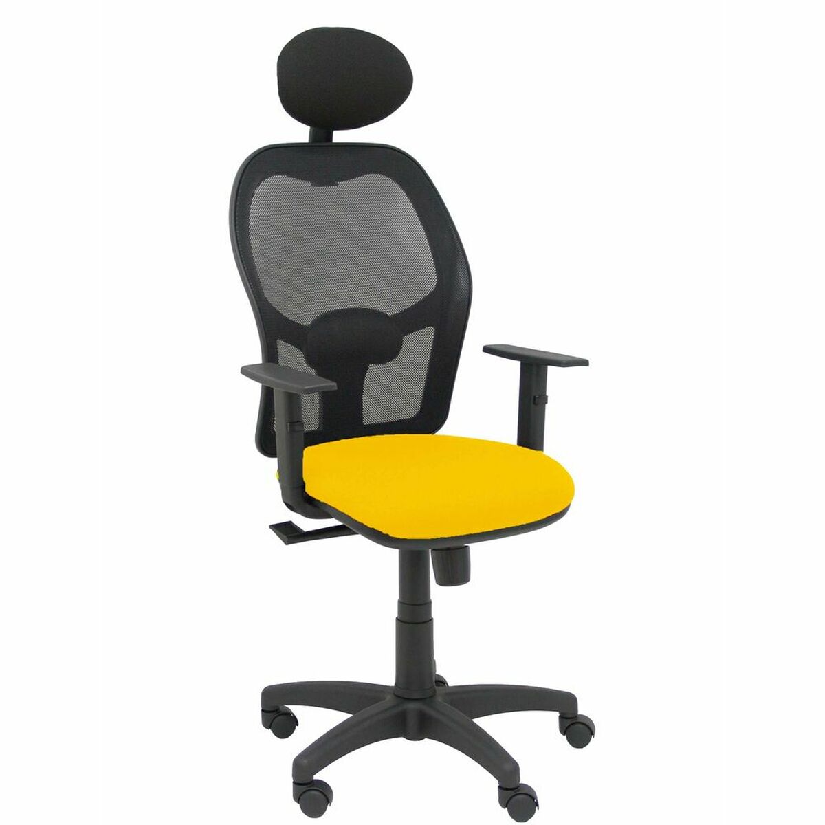 Kontorsstol med nackstöd Piqueras y Crespo B10CRNC Gul - 2