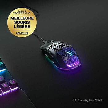 Gaming Mus SteelSeries AEROX 3 (2022) ONYX EDITION Svart