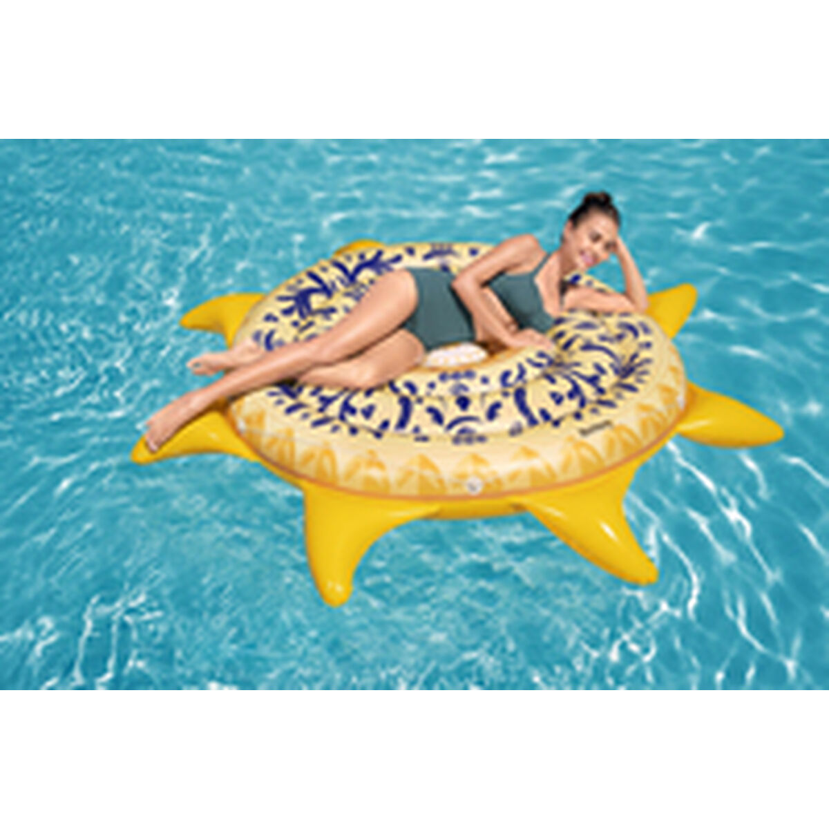 Bestway Flytande Ö Sicilien Uppblåsbar 226x226 cm Stranden och Poolen 43391 - 13