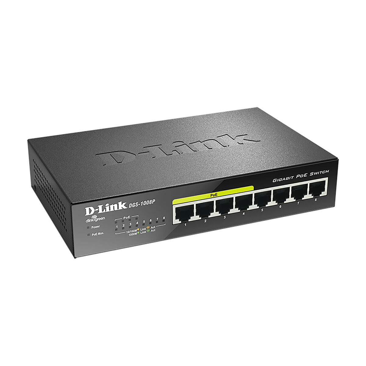 Switch D-Link DGS-1008P/E - 2