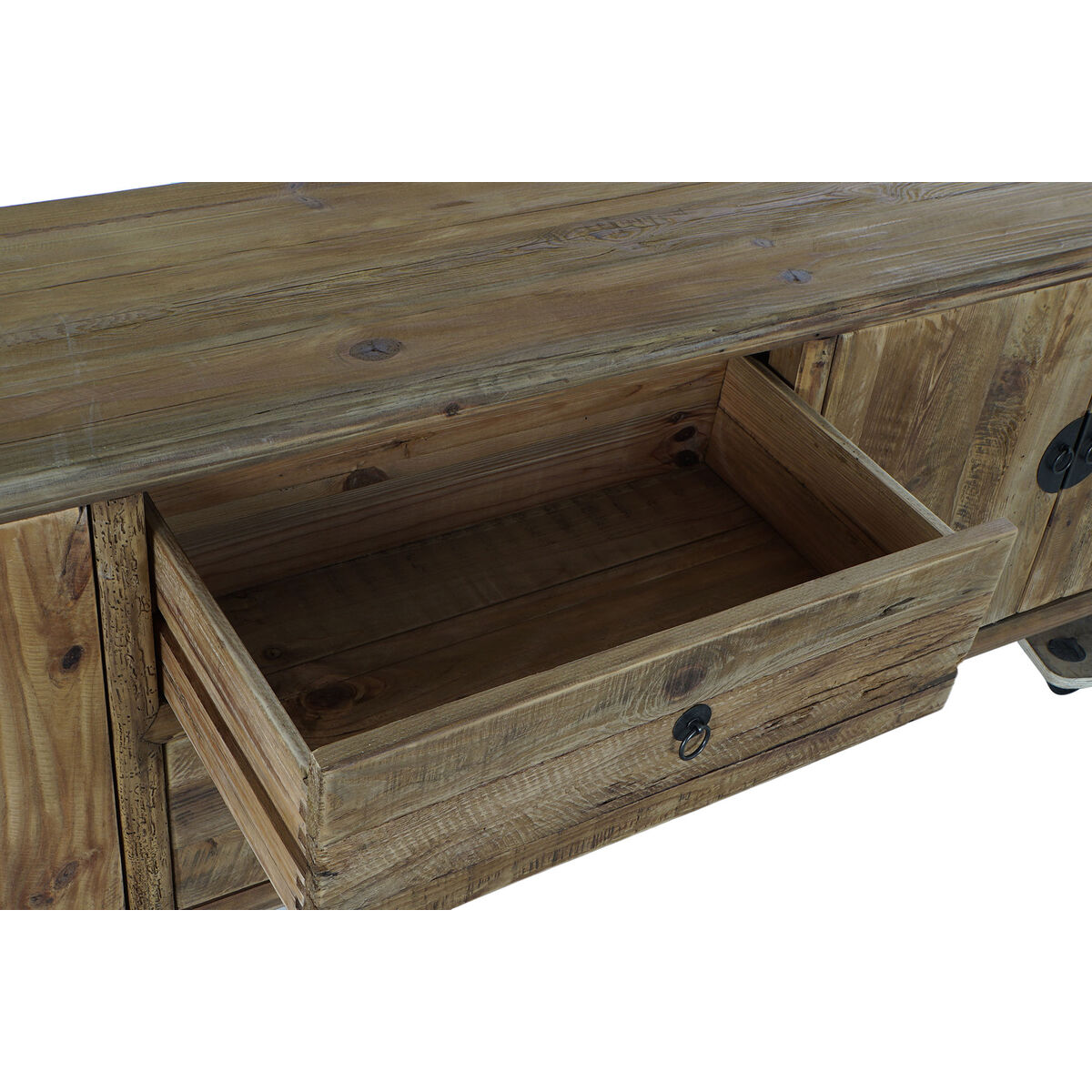 Skänk DKD Home Decor Brun Återvunnet Trä (240 x 44 x 65 cm) - 7