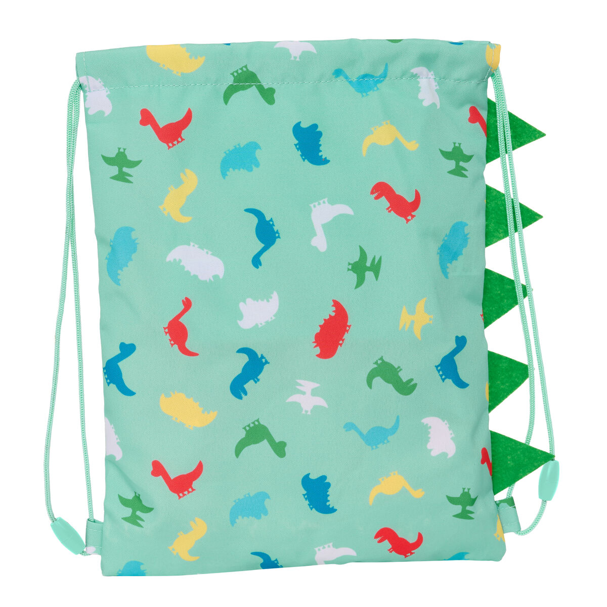 Skopåse med remmar Peppa Pig George Mint 26 x 34 x 1 cm