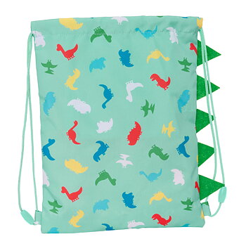 Skopåse med remmar Peppa Pig George Mint 26 x 34 x 1 cm