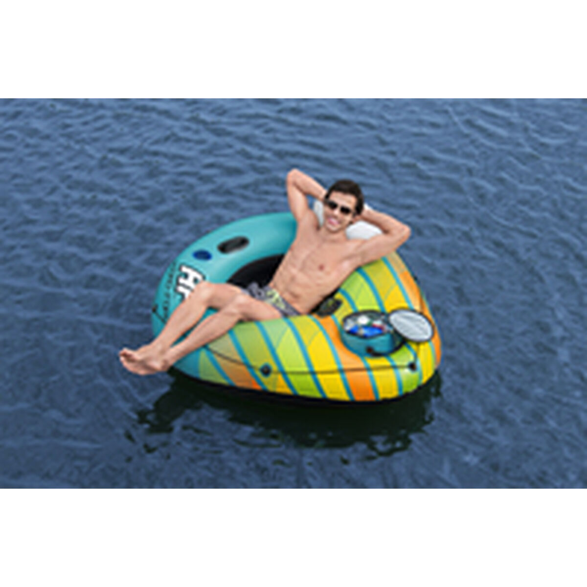 Bestway Uppblåsbart hjul med handtag och kylare Hidra-Force 169x137 cm Strand och Pool 43398 - 6