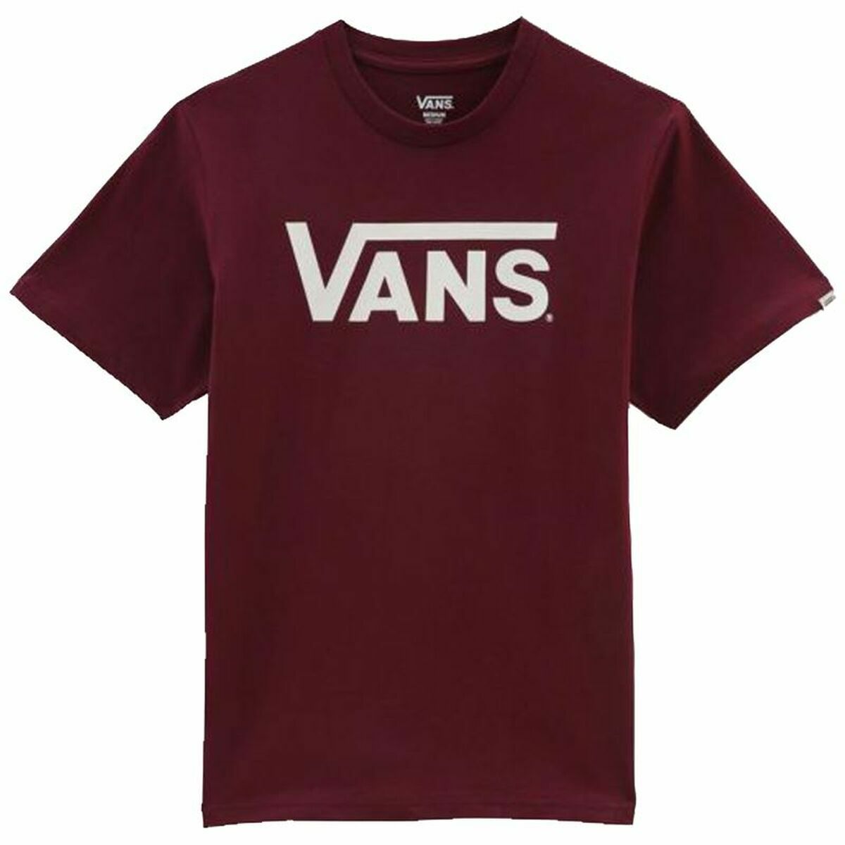 T-shirt med kortärm Barn Vans Classic Rödbrun - 4