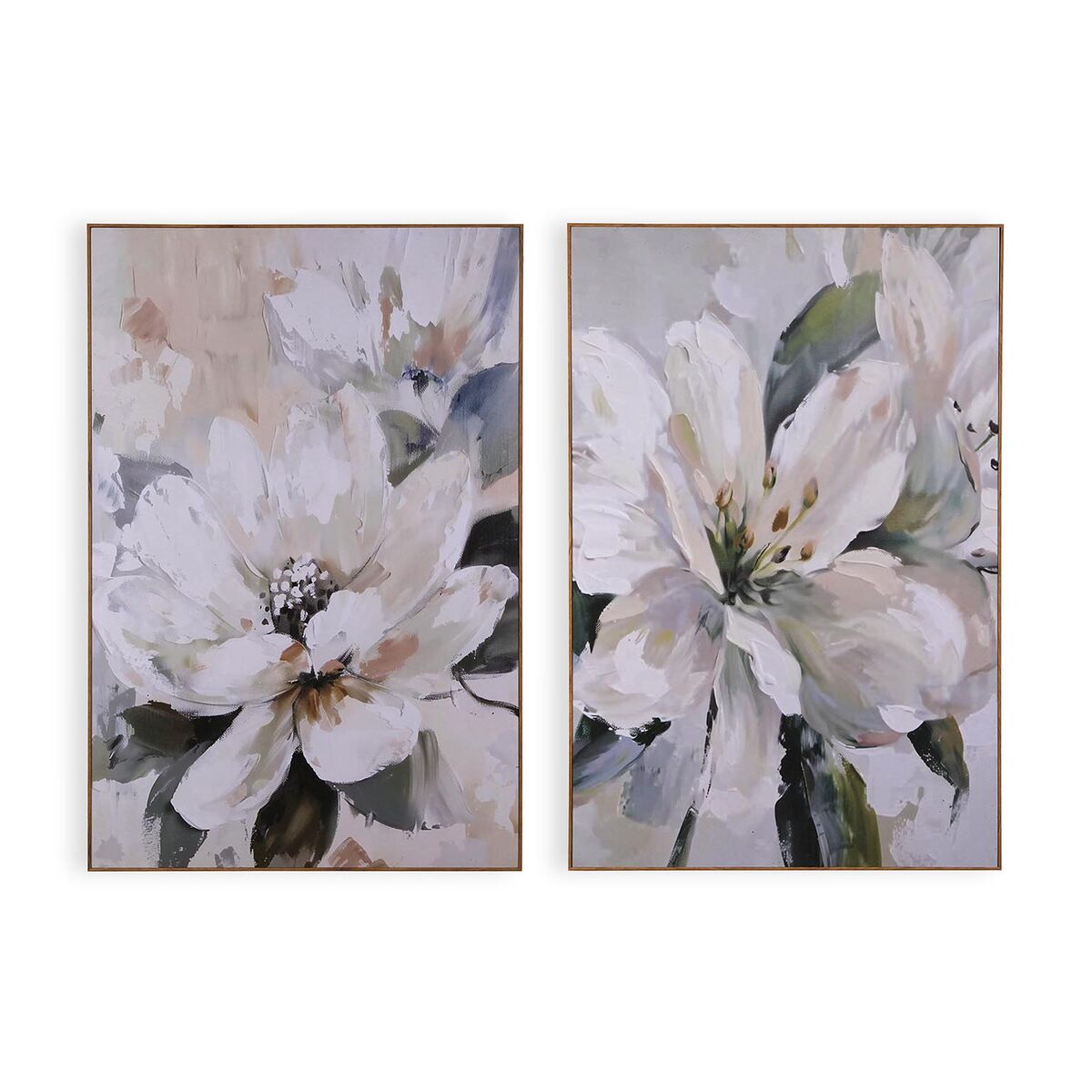 Tavla Versa Kanvas 2,5 x 90 x 60 cm Virágok