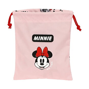 Mellanmålsväska Minnie Mouse Me time Rosa