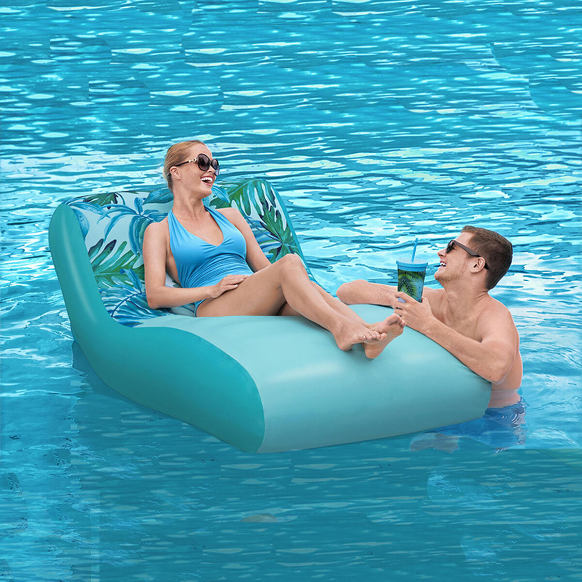 Bestway Lyxig Uppblåsbar Madrass 176x107 cm Strand och Pool 43402 Strand och Pool 43402 - 10