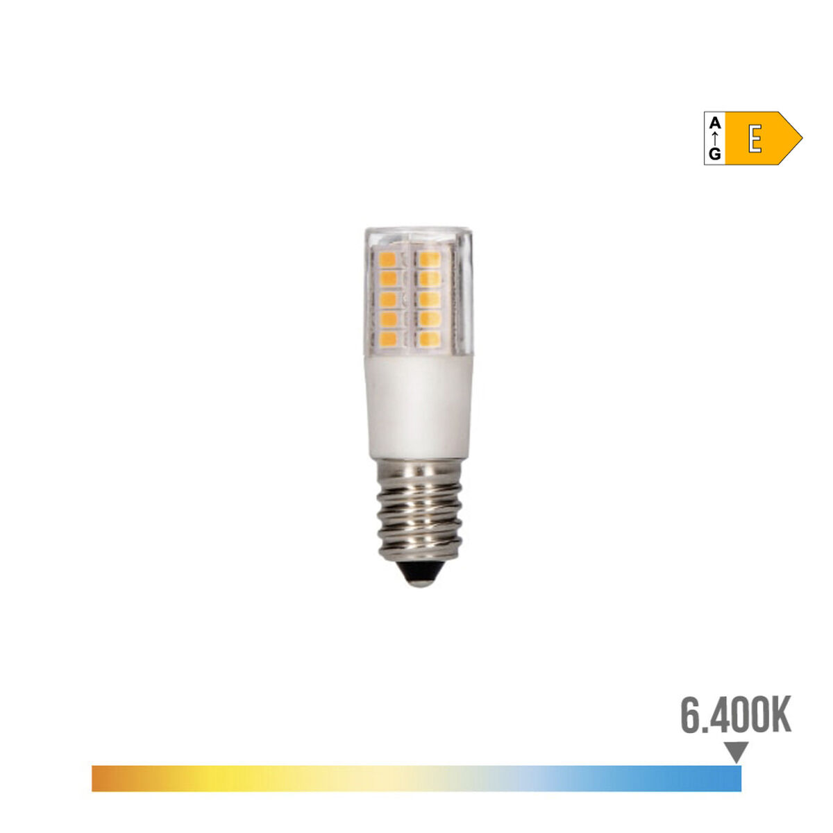 LED-lampa EDM 98893 E 5,5 W 60 W E14 700 lm Ø 1,8 x 5,7 cm Vit Rörformig (6400 K) - 2