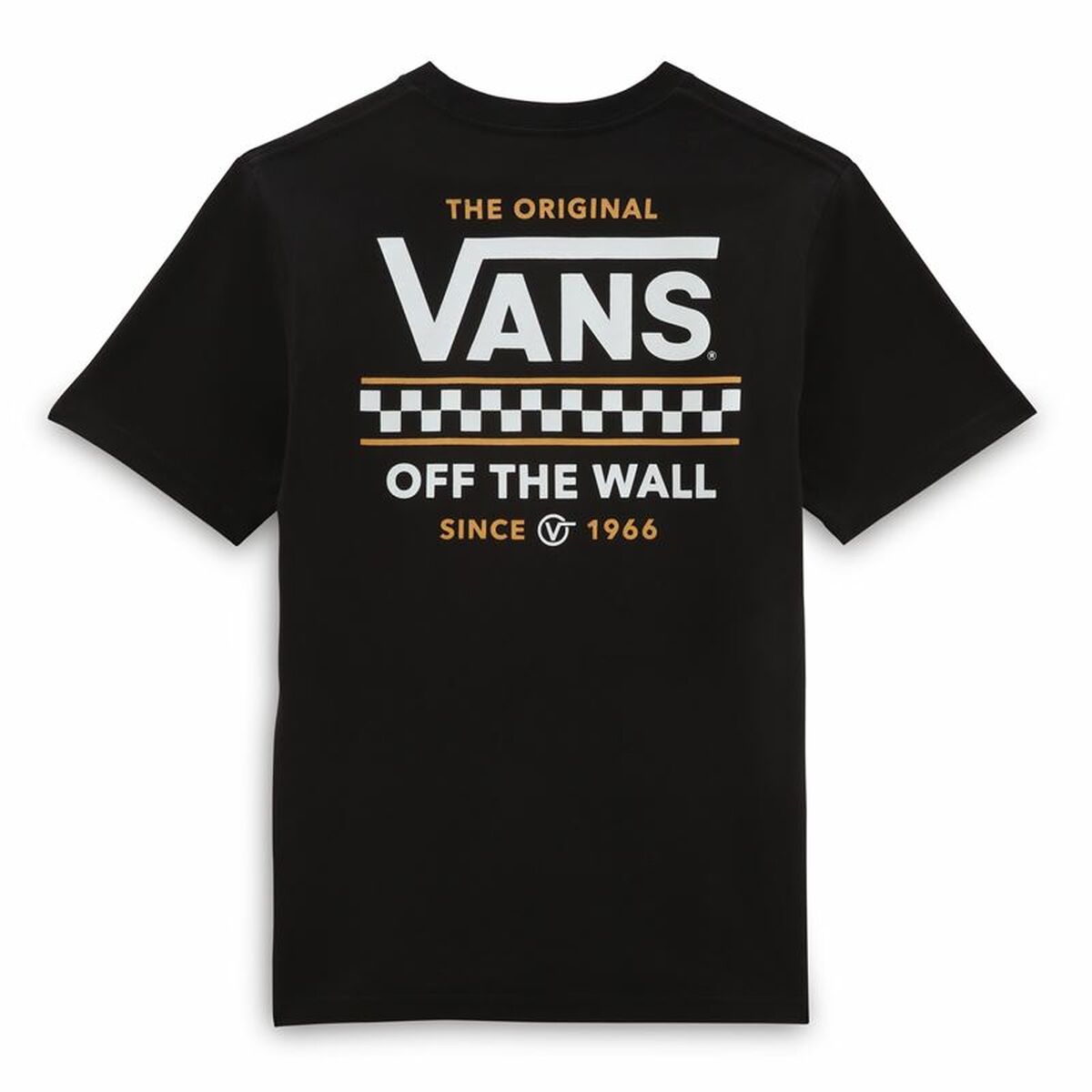 T-shirt med kortärm Barn Vans Stackton Svart - 2