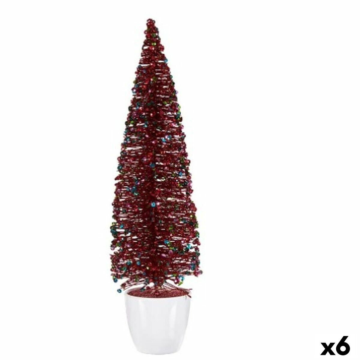 Julgran Krist+ Blå Fuchsia Plast Julgran 10 x 38 x 10 cm (6 antal) - 3